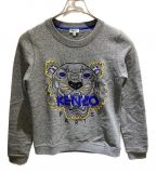 KENZOケンゾー）の古着「Tiger sweatshirt」｜グレー
