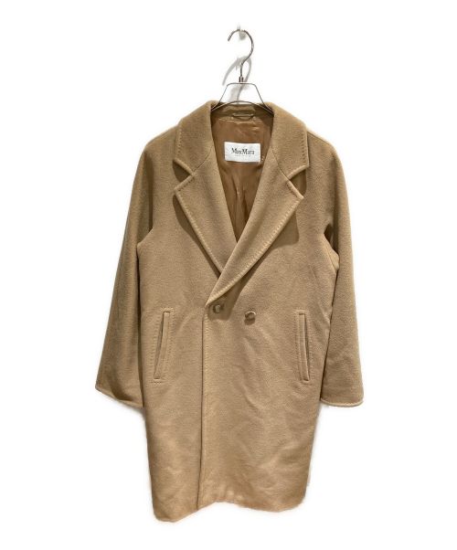 MaxMara（マックスマーラ）MaxMara (マックスマーラ) カシミヤ混コート ベージュ サイズ:42の古着・服飾アイテム