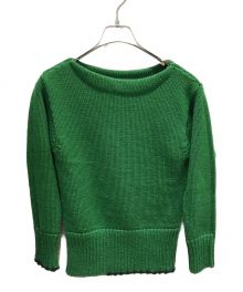 Maison Margiela（メゾンマルジェラ）の古着「Cropped Sweater」｜グリーン