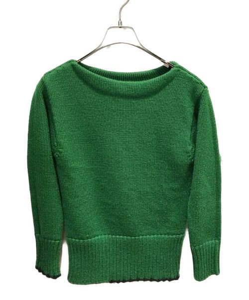 Maison Margiela（メゾンマルジェラ）Maison Margiela (メゾンマルジェラ) Cropped Sweater グリーン サイズ:Sの古着・服飾アイテム