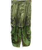 FenG CHen WANGフェンチェンワン）の古着「DETACHABLE POCKET PANTS」｜黄緑