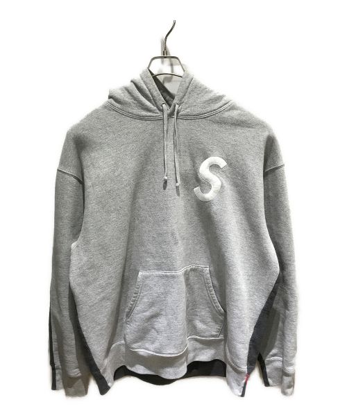 SUPREME（シュプリーム）SUPREME (シュプリーム) s logo hooded sweatshirt グレー サイズ:XLの古着・服飾アイテム