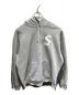 SUPREME（シュプリーム）の古着「s logo hooded sweatshirt」｜グレー