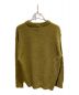 CALEE (キャリー) 7GAUGE CREW NECK BOUCLE KNIT カーキ サイズ:S：4800円