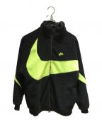 NIKEナイキ）の古着「BIG SWOOSH BOA JACKET」｜ブラック