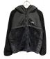 stussy（ステューシー）の古着「SHERPA PANELED HOODED JACKET」｜ブラック