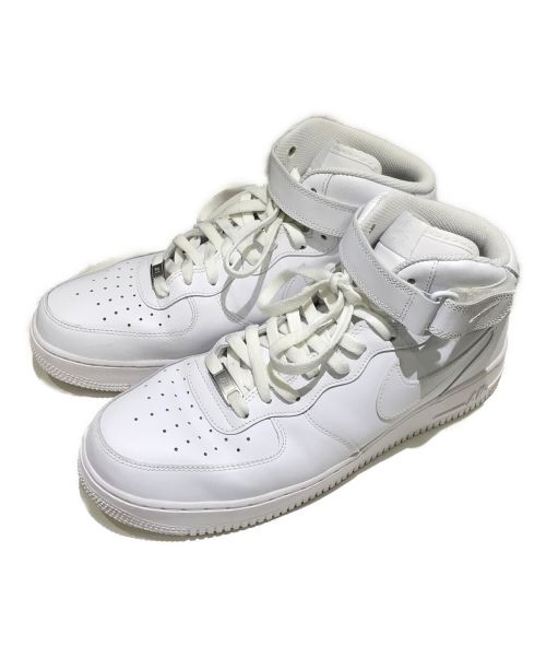 NIKE（ナイキ）NIKE (ナイキ) AIR FORCE 1 MID 07 /  エアフォース 1 ミッド 07 ホワイト サイズ:29.5ｃｍの古着・服飾アイテム