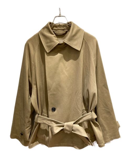 Balnc YM（ブランワイエム）Balnc YM (ブランワイエム) SHORT TRENCH COAT ベージュ サイズ:Mの古着・服飾アイテム