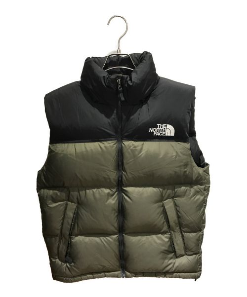 THE NORTH FACE（ザ ノース フェイス）THE NORTH FACE (ザ ノース フェイス) ヌプシベスト カーキ サイズ:Lの古着・服飾アイテム