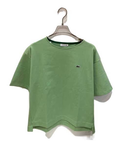 LACOSTE（ラコステ）LACOSTE (ラコステ) ワイドカットソー グリーン サイズ:38の古着・服飾アイテム