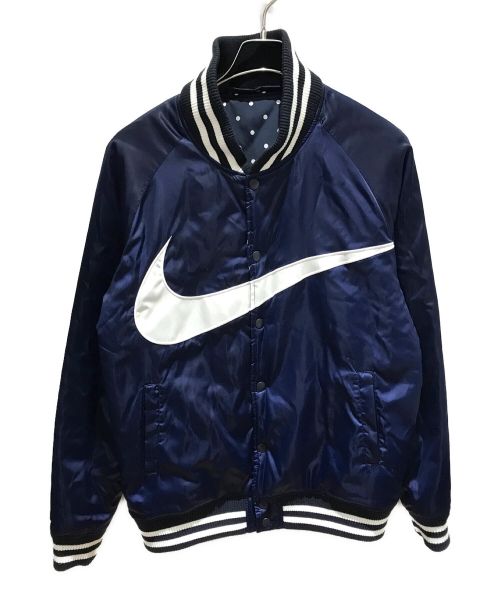 NIKE（ナイキ）NIKE (ナイキ) FCRB (エフシーレアルブリストル) RIVERSIBLE STADIUM JACKET ネイビー サイズ:Mの古着・服飾アイテム