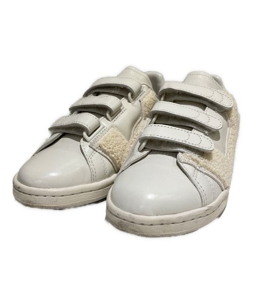 adidas（アディダス）adidas (アディダス) RAF SIMONS (ラフシモンズ) ローカットスニーカー ベルクロスニーカー ベージュ サイズ:22.5cmの古着・服飾アイテム