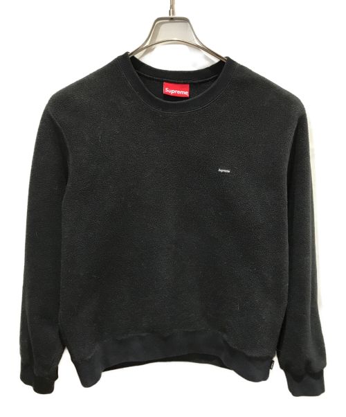 SUPREME（シュプリーム）Supreme (シュプリーム) Polartec Small Box Logo Crewneck ブラック サイズ:Smallの古着・服飾アイテム