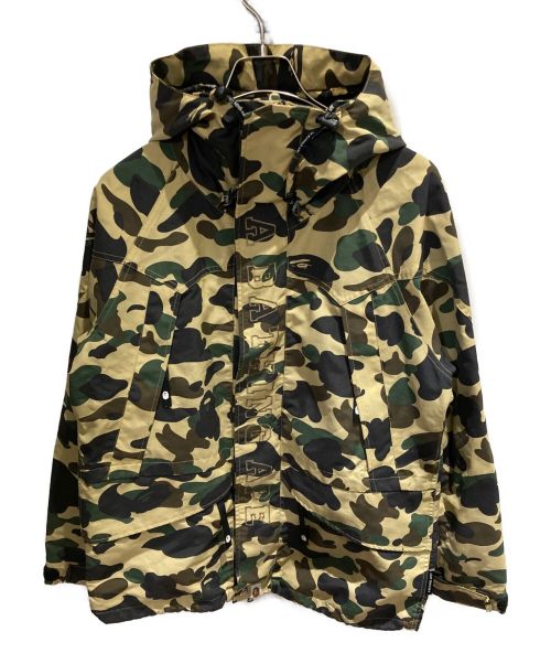 A BATHING APE（アベイシングエイプ）A BATHING APE (アベイシングエイプ) サルカモミリタリージャケット カーキ サイズ:Mの古着・服飾アイテム