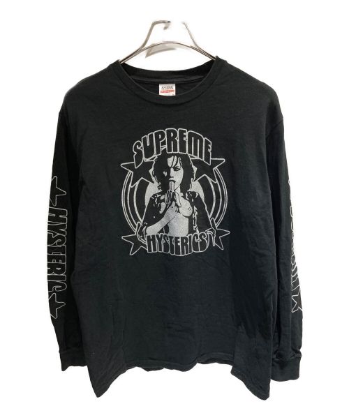 Hysteric Glamour（ヒステリックグラマー）Hysteric Glamour (ヒステリックグラマー) SUPREME (シュプリーム) L/S TEE ブラック サイズ:Mの古着・服飾アイテム