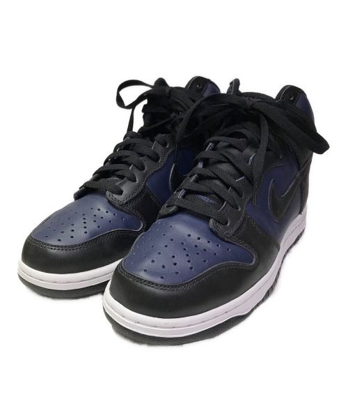 NIKE（ナイキ）NIKE (ナイキ) FRAGMENT DESIGN (フラグメント デザイン) ハイカットスニーカー ネイビー サイズ:27cmの古着・服飾アイテム