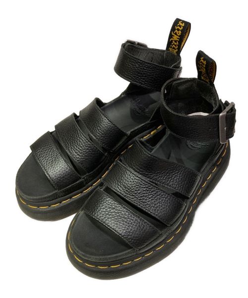 Dr.Martens（ドクターマーチン）Dr.Martens (ドクターマーチン) レザーサンダル ブラック サイズ:5の古着・服飾アイテム