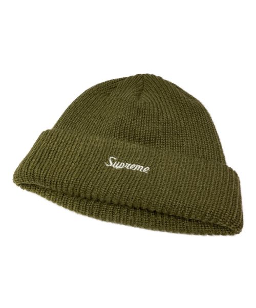 SUPREME（シュプリーム）SUPREME (シュプリーム) ニット帽 カーキの古着・服飾アイテム