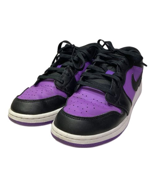 NIKE（ナイキ）NIKE (ナイキ) AIR JORDAN 1 LOW GS パープル サイズ:25cmの古着・服飾アイテム