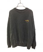 X-LARGEエクストララージ）の古着「EAGLE LOGO PIGMENT CREWNECK SWEAT」｜グレー