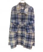 AiEエーアイイー）の古着「PRS Shirt Cotton Shadow Plaid」｜ブルー