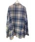 AiE (エーアイイー) PRS Shirt Cotton Shadow Plaid ブルー サイズ:L：17000円