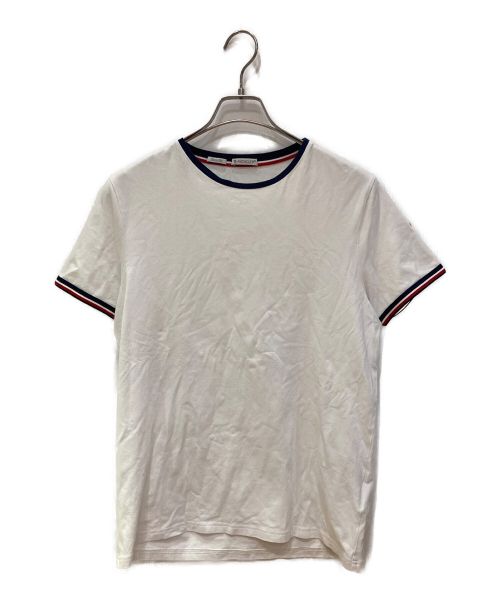 MONCLER（モンクレール）MONCLER (モンクレール) リンガーTシャツ ホワイト サイズ:Lの古着・服飾アイテム