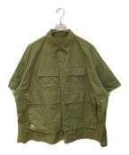 FreshServiceフレッシュサービス）の古着「UTILITY S/S B.D SHIRT」｜カーキ