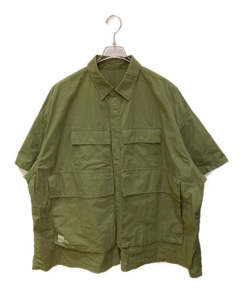 FreshService（フレッシュサービス）FreshService (フレッシュサービス) UTILITY S/S B.D SHIRT カーキ サイズ:-（実寸参照）の古着・服飾アイテム