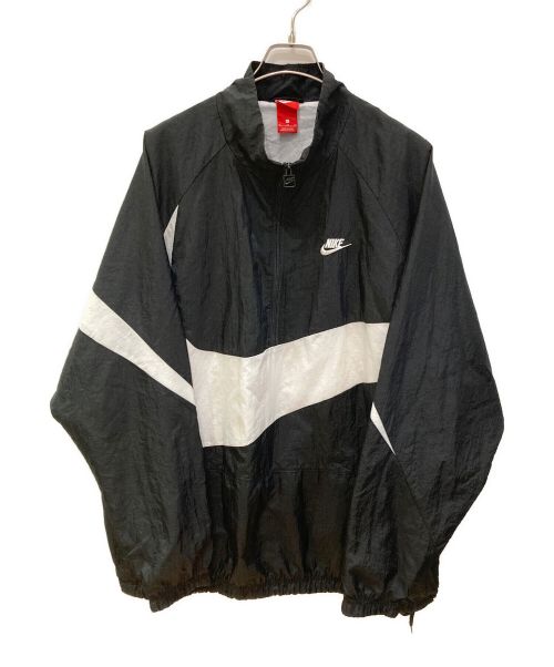 NIKE（ナイキ）NIKE (ナイキ) SWOOSH WOVEN HALFZIP JACKET ブラック サイズ:XLの古着・服飾アイテム