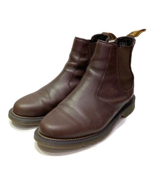 Dr.Martens（ドクターマーチン）Dr.Martens (ドクターマーチン) サイドゴアブーツ ブラウン サイズ:9の古着・服飾アイテム