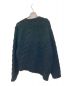 FenG CHen WANG (フェンチェンワン) DOUBLE-COLLAR CABLE KNIT JUMPER ブラック サイズ:M：18000円