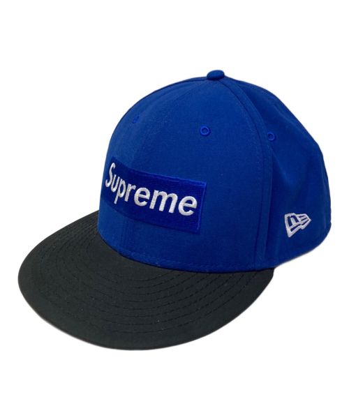 SUPREME（シュプリーム）SUPREME (シュプリーム) New Era (ニューエラ) キャップ ブルー サイズ:7 3/8(58.7cm)の古着・服飾アイテム