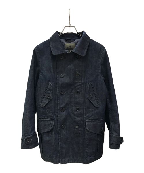 NIGEL CABOURN（ナイジェルケーボン）NIGEL CABOURN (ナイジェルケーボン) ライナー付きデニムPコート インディゴ サイズ:46の古着・服飾アイテム