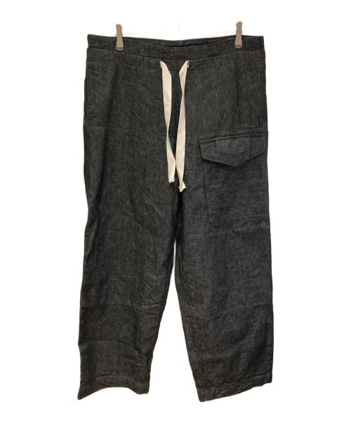 SUS-SOUS（シュス）SUS-SOUS (シュス) wide trousers MK-1 ブラック サイズ:7の古着・服飾アイテム