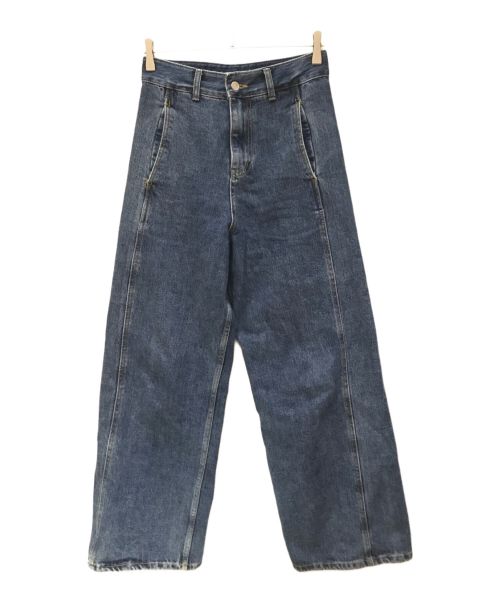 OHOTORO（オオトロ）OHOTORO (オオトロ) Curve Wide Jeans インディゴ サイズ:不明（実寸サイズをご確認ください）の古着・服飾アイテム