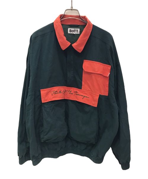 BoTT（ボット）BoTT (ボット) Pocket Pullover Jacket グリーン サイズ:Lの古着・服飾アイテム