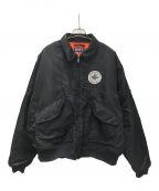 BoTTボット）の古着「23AW Nylon Flight Jacket」｜ブラック