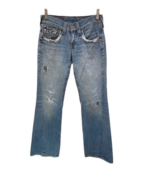 TRUE RELIGION（トゥルー レリジョン）TRUE RELIGION (トゥルー レリジョン) フレアデニムパンツ インディゴ サイズ:SIZE 71cm (W28)の古着・服飾アイテム