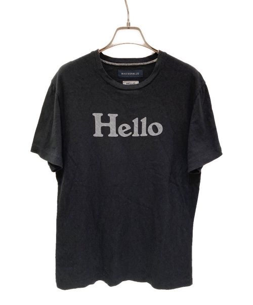 MADISON BLUE（マディソンブルー）MADISON BLUE (マディソンブルー) HELLO CREW NECK TEE ネイビー サイズ:Sの古着・服飾アイテム