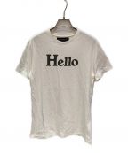 MADISON BLUEマディソンブルー）の古着「HELLO CREW NECK TEE」｜ホワイト