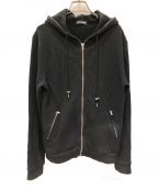 RAF SIMONSラフシモンズ）の古着「Graphic Print Zip Hoodie」｜ブラック