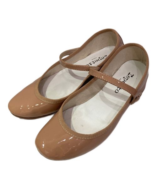 repetto（レペット）repetto (レペット) ヒールバレエパンプス ベージュ サイズ:361/2の古着・服飾アイテム