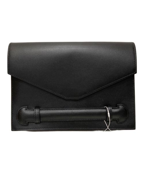 Rich I（リッチアイ）Rich I (リッチアイ) LEATHER CLUTCH BAG ブラックの古着・服飾アイテム