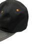 中古・古着 THE H.W. DOG CO. (ザエイチダブリュードッグアンドコー) 2 TONE LEATHER COTTON CAP ブラック：8000円