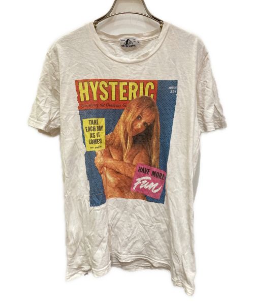 Hysteric Glamour（ヒステリックグラマー）Hysteric Glamour (ヒステリックグラマー) プリントTシャツ ホワイト サイズ:Sの古着・服飾アイテム