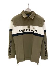 1piu1uguale3（ウノ ピゥ ウノ ウグァーレ トレ）の古着「L/S POLO SIDE SWITCH」｜グリーン