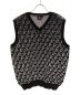 1piu1uguale3（ウノ ピゥ ウノ ウグァーレ トレ）の古着「GOLF KNIT VEST」｜ブラック