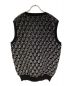 1piu1uguale3 (ウノ ピゥ ウノ ウグァーレ トレ) HIROKUNI TOGA GOLF KNIT VEST ブラック サイズ:5：9000円