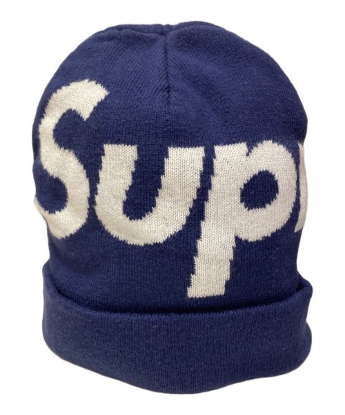 SUPREME（シュプリーム）SUPREME (シュプリーム) ニット帽 ネイビーの古着・服飾アイテム